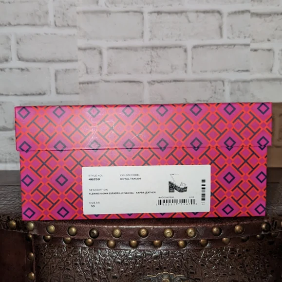 Tory Burch Fleming Espadrille Sandals size 10